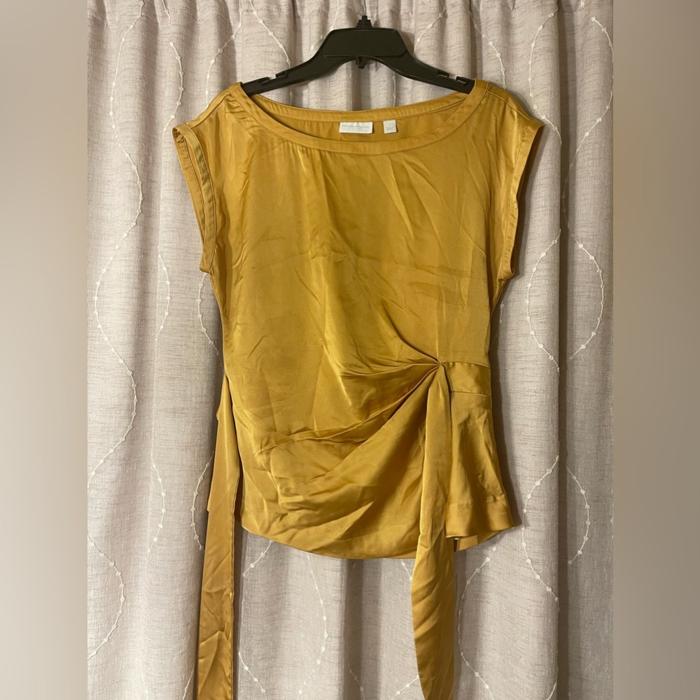 Beautiful satin top complete every look